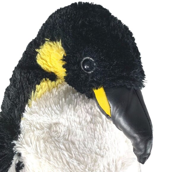 Animal Planet TALL Emperor Penguin Plush HTF READ Black Yellow White Stands 18" - Picture 7 of 11